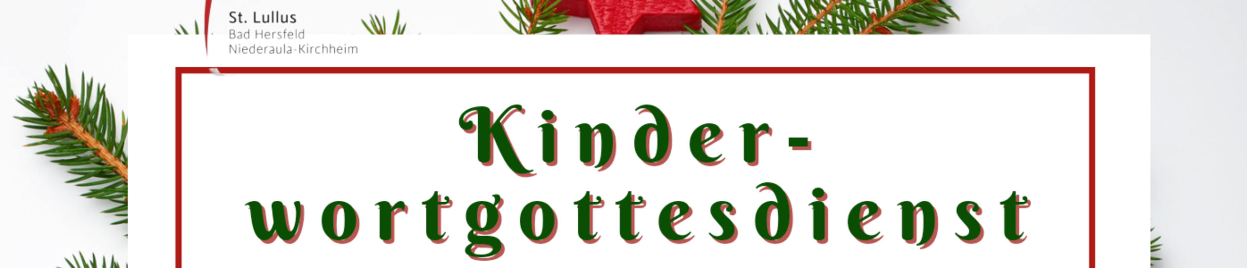 Kinderwortgottesdienst in Bad Hersfeld
